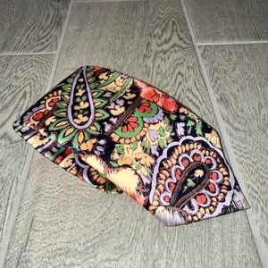 VTG Bert Pulitzer Neck Tie Mens Multi Color Paisley Floral Silk *READ